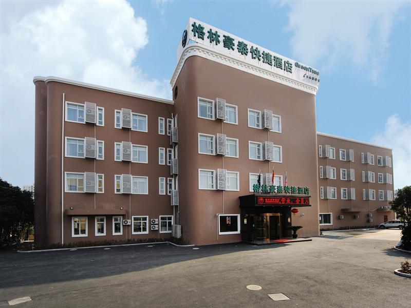 Greentree Inn Shanghai West Huaxia Road Metro Station Express Hotel Exterior photo